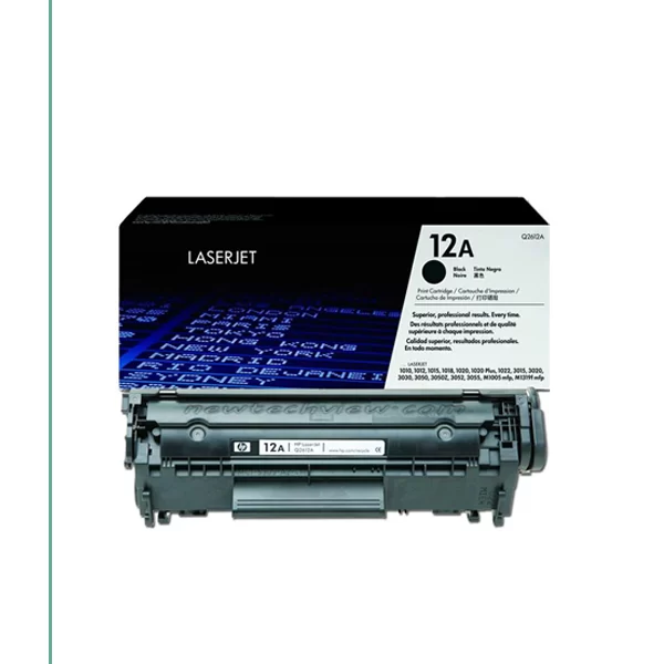 کارتریج تونر لیزری مشکی اچ‌پی مدل HP 12A