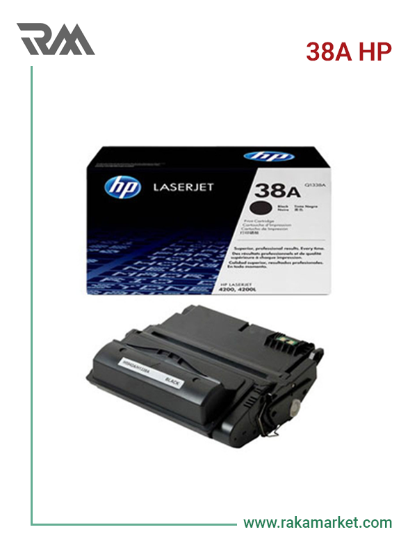 کارتریج تونر لیزری مشکی اچ‌پی مدل HP 38A