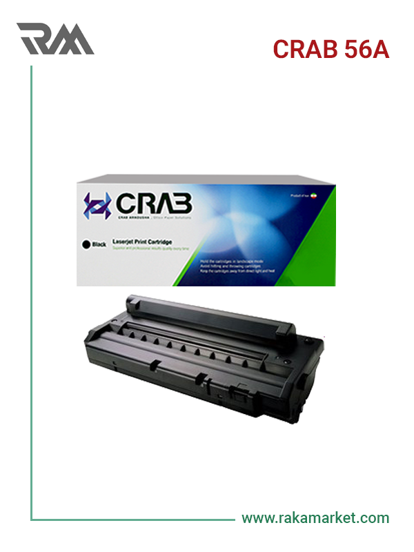 کارتریج تونر لیزری مشکی کرب مدل CRAB 56A