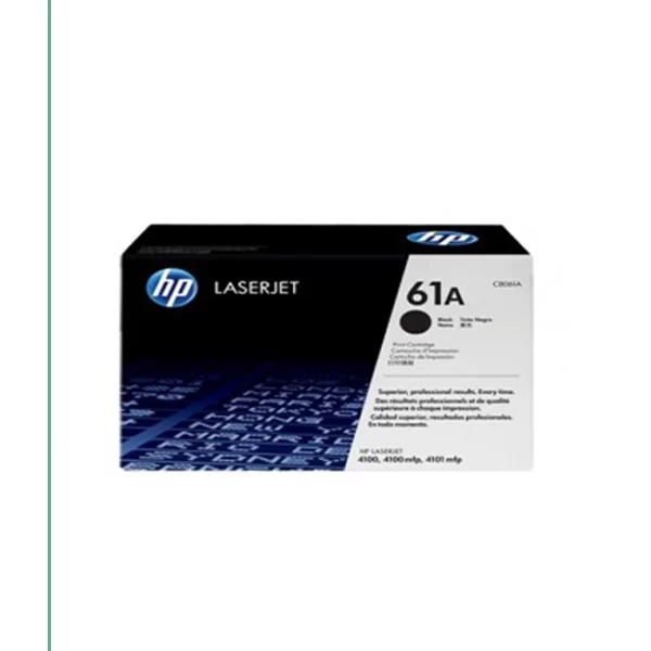 کارتریج تونر لیزری مشکی اچ‌پی مدل HP 61A