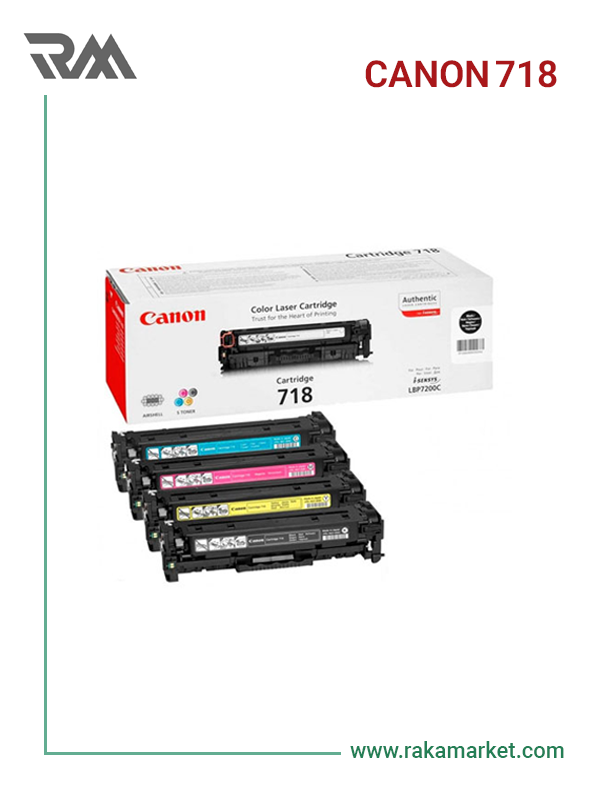 کارتریج لیزری مشکی کانن مدل CANON 718