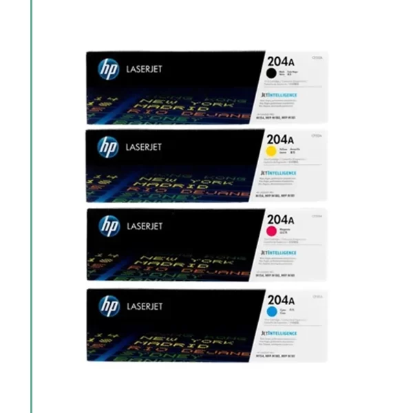 ست کارتریج تونر لیزری رنگی اچ‌پی مدل HP 204A