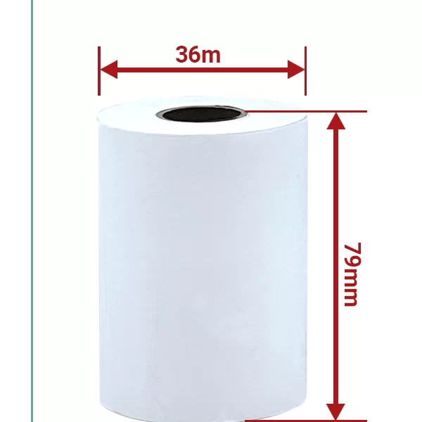 قیمت خرید رول کاغذ حرارتی 36 متری 79 جیانگ مشکی